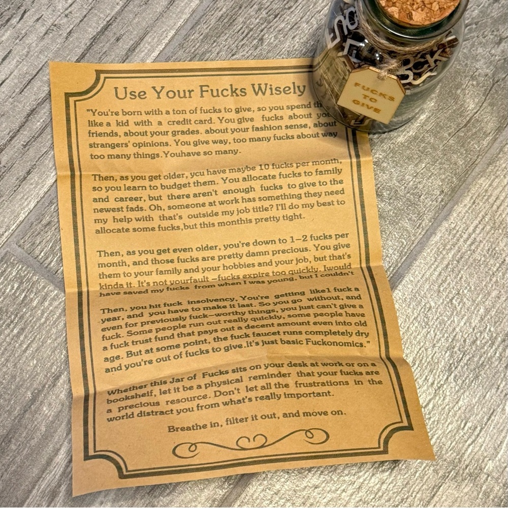 Jar of fucks to give - Picture 4 of 5